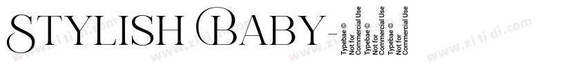 Stylish Baby字体转换